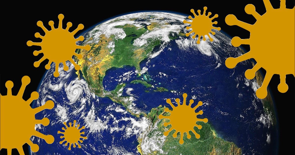 コロナウイルスと太陽と地球